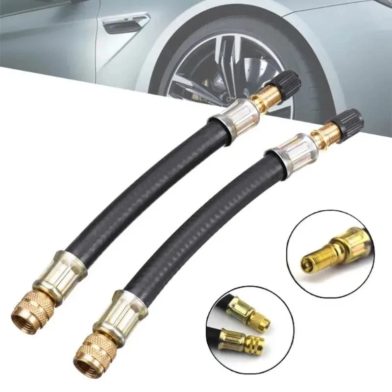 Estensori Flessibili per Valvole Pneumatici per Auto, Camion e Moto, Adattatori per Gonfiaggio Pneumatici