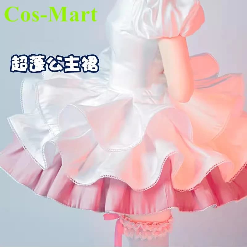 Cos-Mart Anime Cardcaptor Sakura Kinomoto Sakura Cosplay Costume Sweet Angel Combat Uniform Activity Party Role Play Clothing