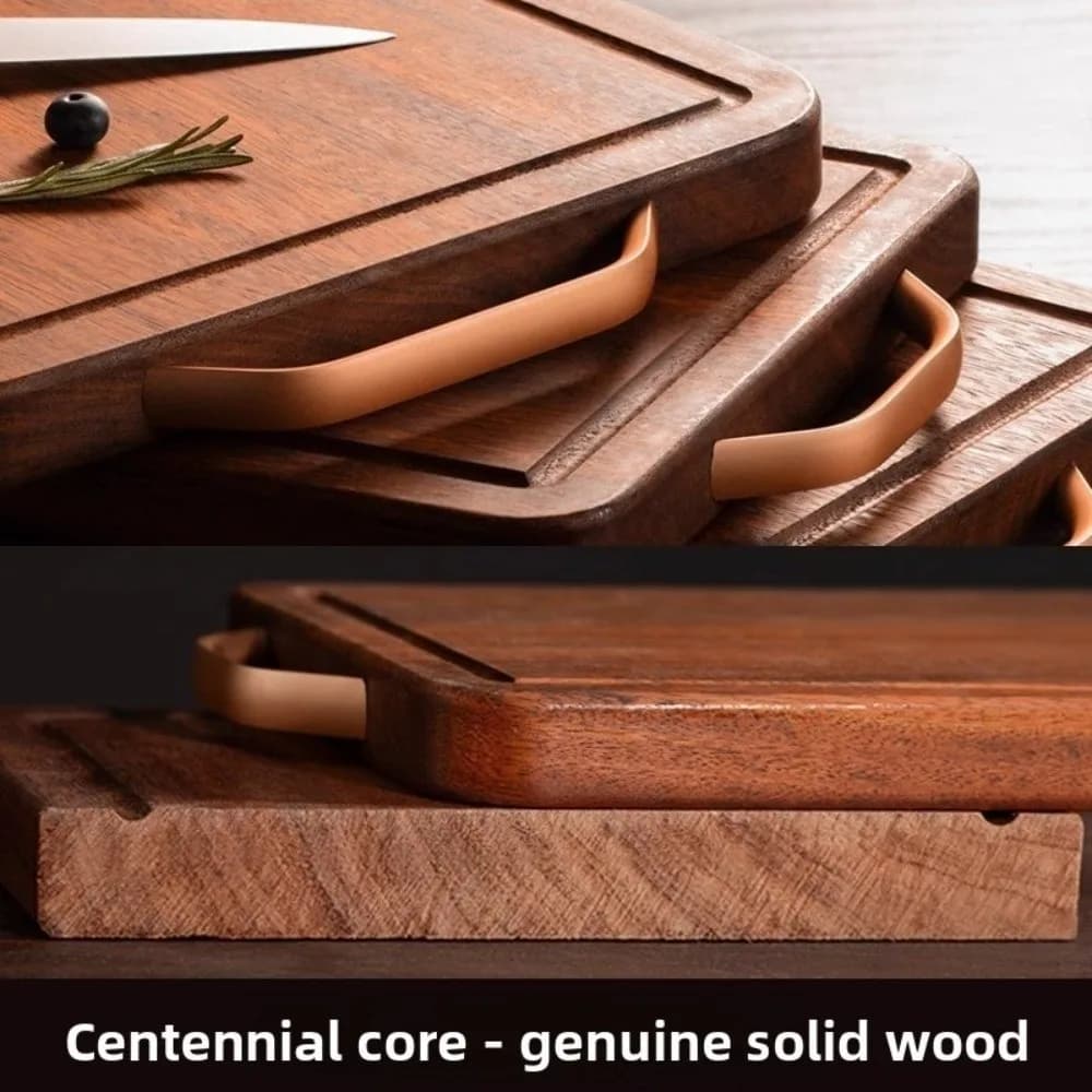 Double-sided Solid Wood Cutting Machine, Anti-bacterial Ebony Cutting Machine for Vegetable, Domestic Use