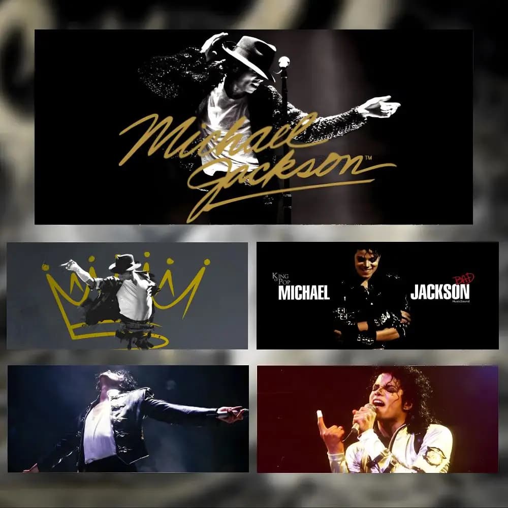 Tappetino per mouse Singer Legendary M-Michael Jackson, tappetino per mouse da gioco di grandi dimensioni con bordi cuciti, per PC