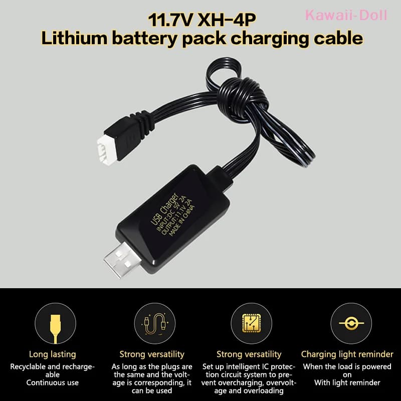 [DO] Caricabatterie per batterie agli ioni di litio 3S 11.1V con bilanciamento e luce protettiva USB [DO]