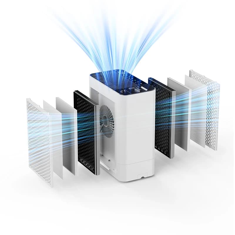 Nuovo Umidificatore e Purificatore d'Aria a Ultrasuoni 2 in 1 per Elettrodomestici 2026