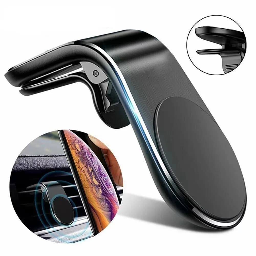Supporto Magnetico Universale per Telefono da Auto, Montaggio su Bocchetta dell'Aria Compatibile con iPhone Samsung e Tutti gli Smartphone