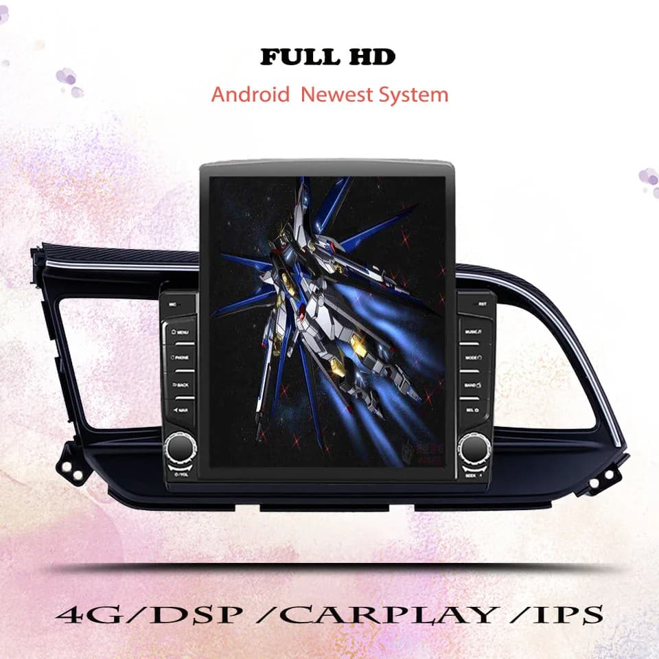 8G + 128G Android 14 Per Hyundai Elantra 2018 2019 2020 Autoradio Audio Multimediale Stereo PC Tablet GPS Monitor DVD Carplay Auto