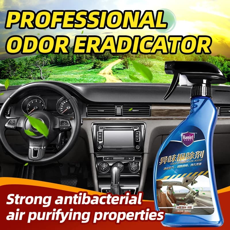 Hamlet Professional Car Interior Odor Remover 300ml Leather Seats Eliminates smoking and smells of pets Air purifying agent for car