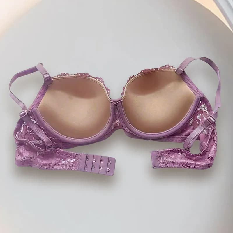 Reggiseno da donna sexy in pizzo Seni piccoli Evidenzia reggiseno super push up con supporto superiore Intimo confortevole per donna