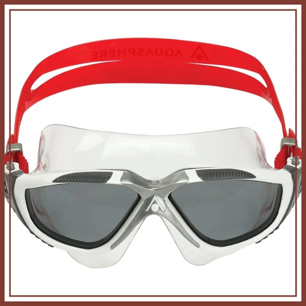 Occhialini da nuoto unisex per adulti, larghezza 180 ° Visione nitida, lenti antiappannamento e antigraffio