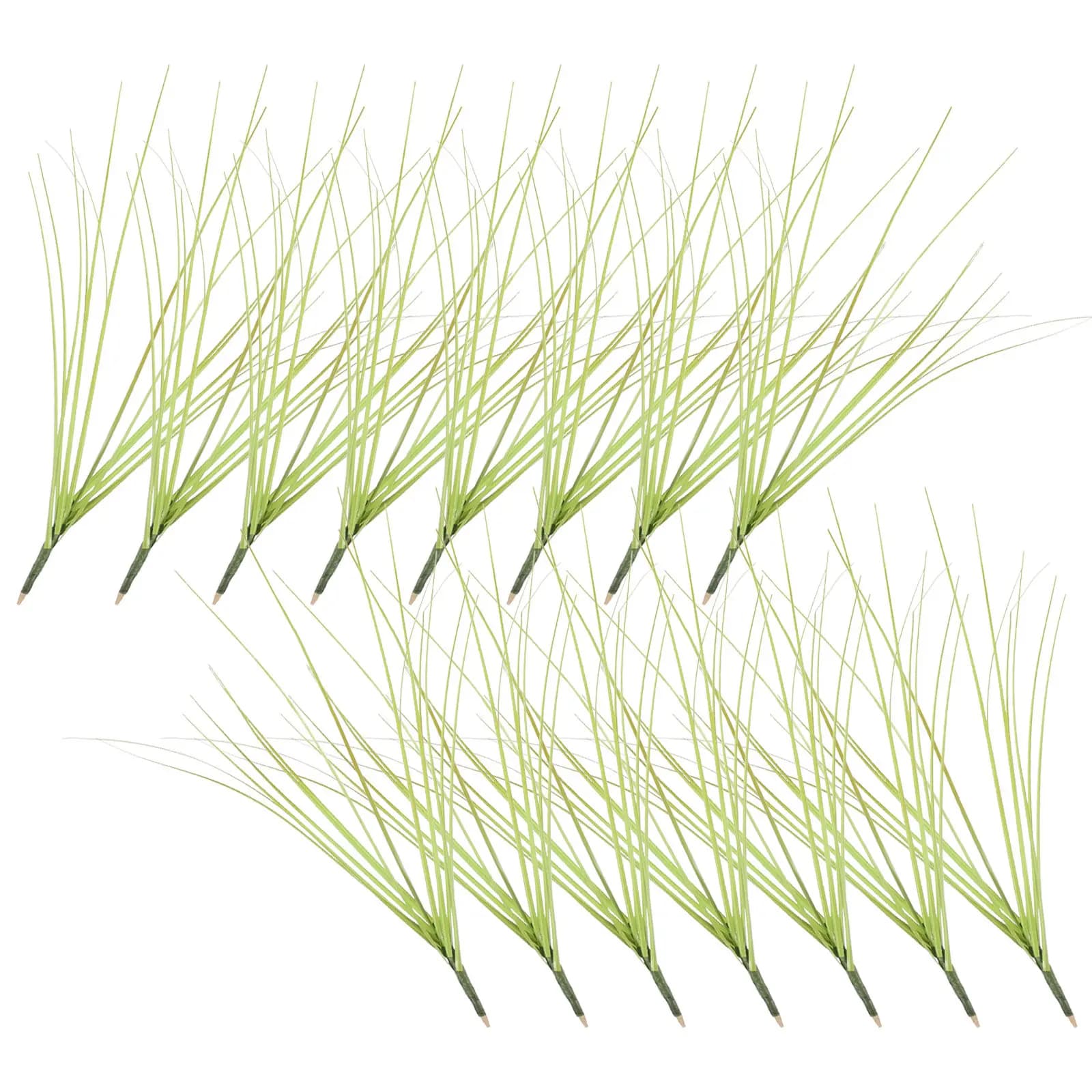 15 Pieces of Synthetic Grass, Fin Plants, Vase Decorations, Artificial Vegetation for Home, Office, Garden, Natural Appearance