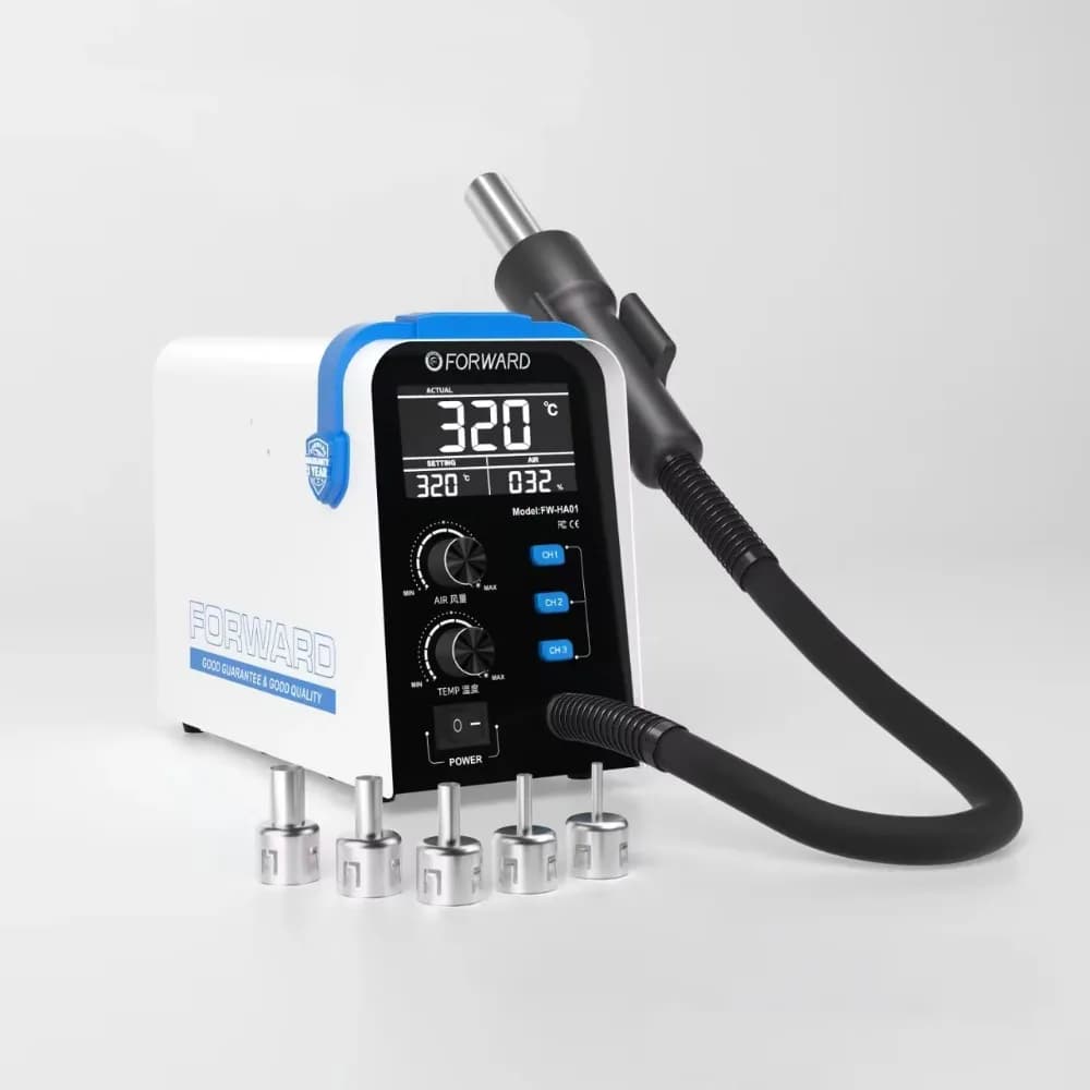 Ranlraka FW-HA01 Precise Temperature Control Motherboard Repair Tools Hot Air Gun Desoldering Station for Mobile Phone Repairing
