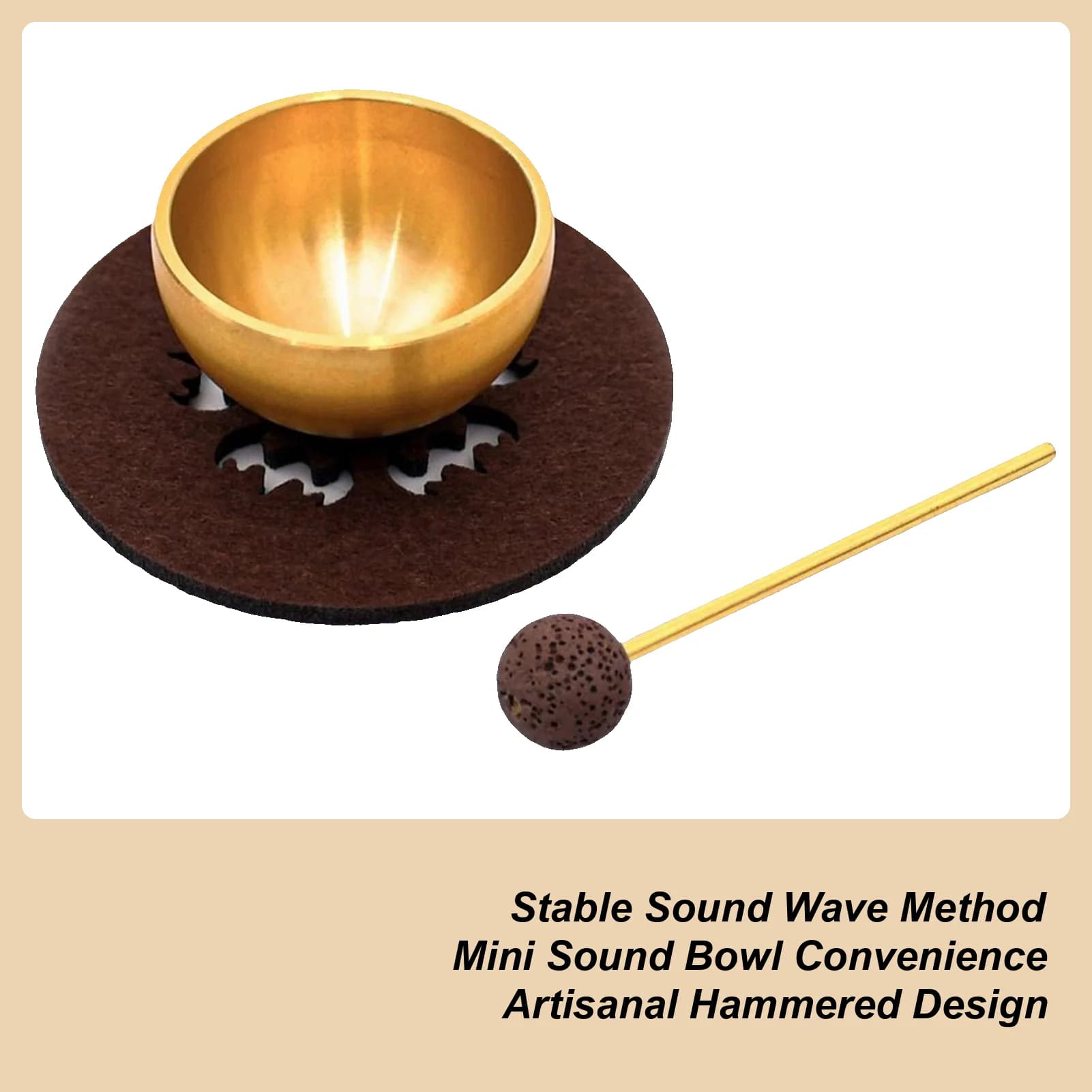 Meditation Bowl Mini Healing Relaxation Instruments Meditation Singing Bowl Set For Stress Relief Self-Regulation Yoga