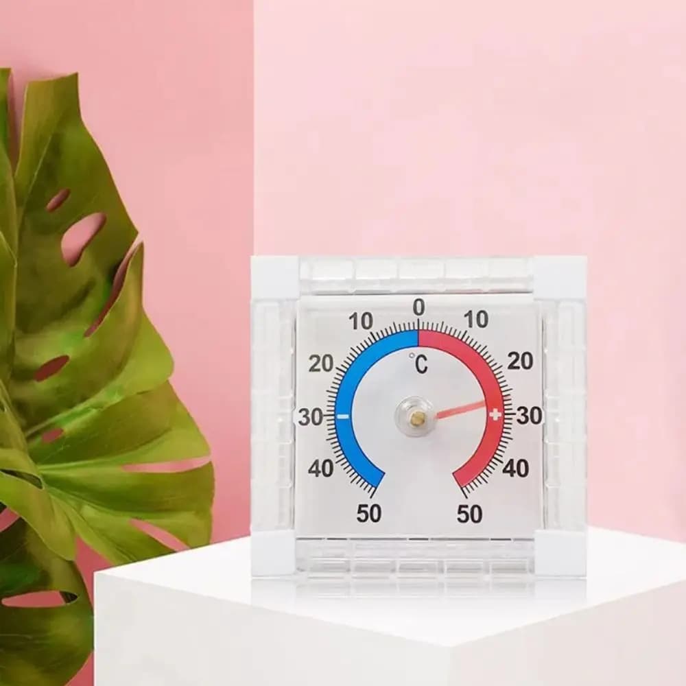 -50 ° C~50 ° Termometro a C per Finestra e Parete, Termometro a Quadrante per Interni ed Esterni