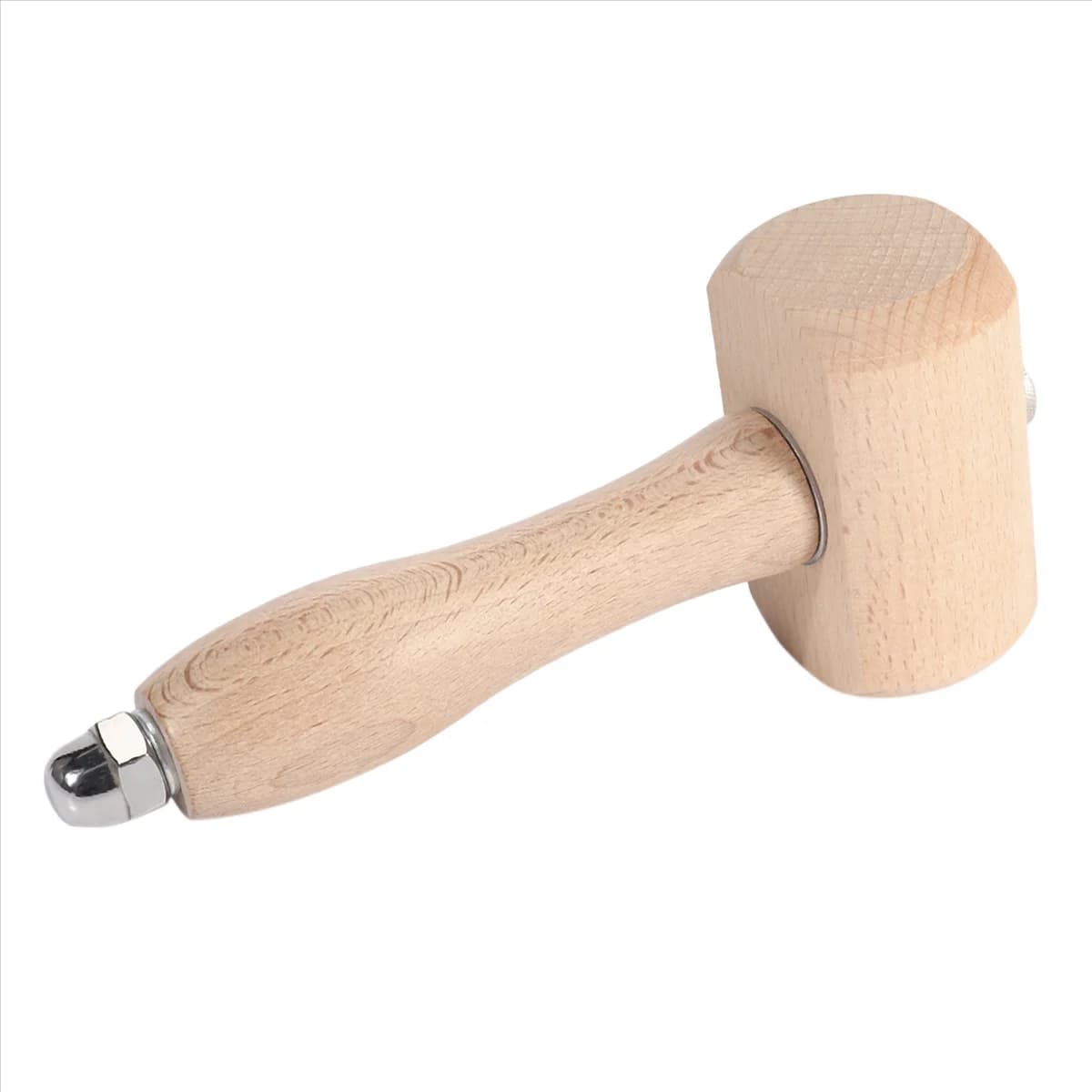 BK Kit di attrezzi per cucire in pelle con martello da intaglio per lavorazione della pelle B-T in legno (legno)