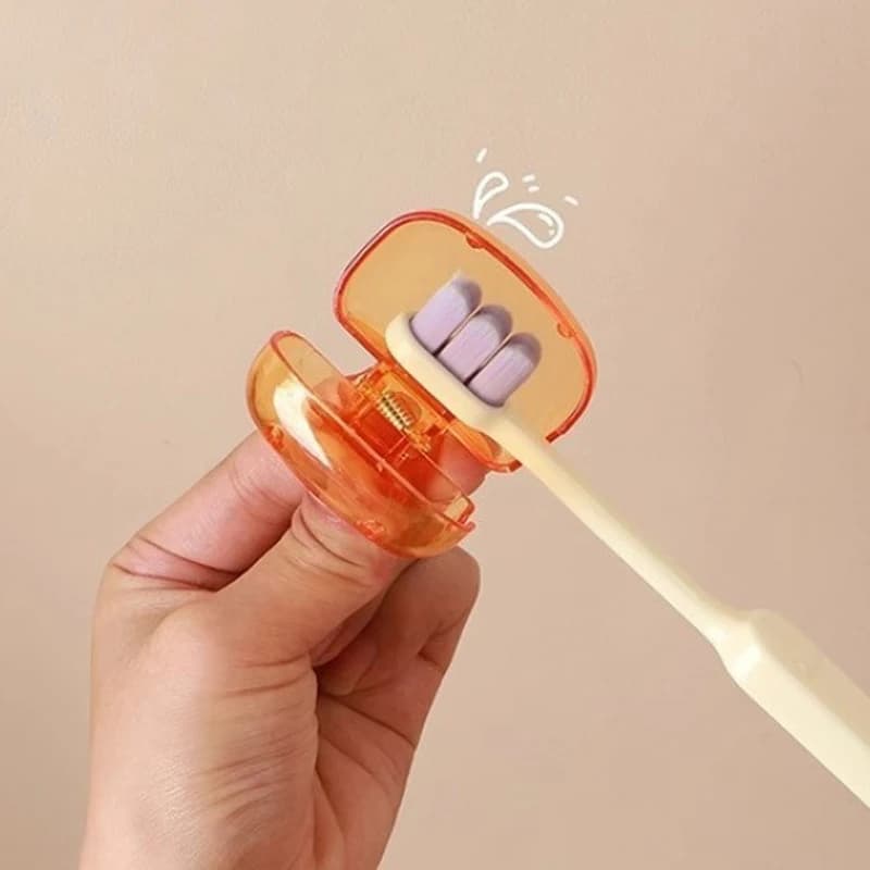 1 Pezzo Copri Spazzolino da Viaggio Portatile, Cappuccio Protettivo in Plastica, Custodia per Spazzolino per Uso Domestico e in Viaggio