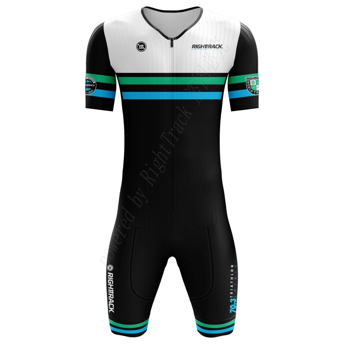 Nuovo Triathlon 70.3 Trisuit World Champ Manica corta Dermotuta Abbigliamento Nuoto Ciclismo Corsa Muta Abbigliamento da competizione