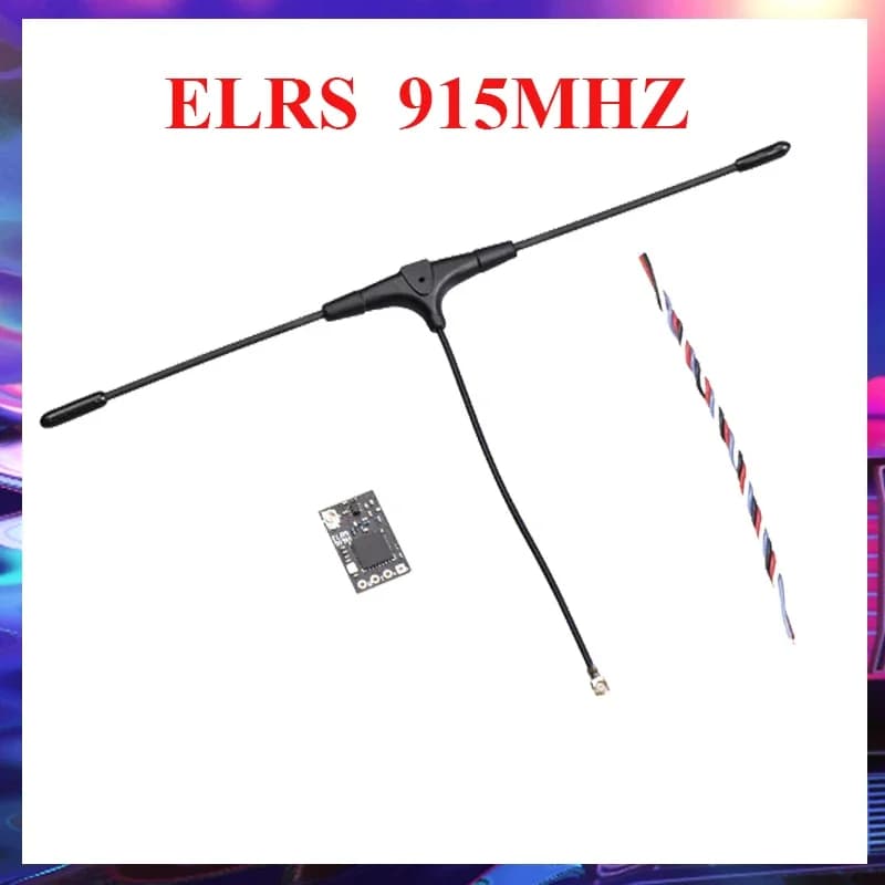 JHEMCU ELRS 915MHZ Radio Nano Long Range Receiver Open Source and High Refresh Rate Subminiature RX for FPV Freestyle Drone