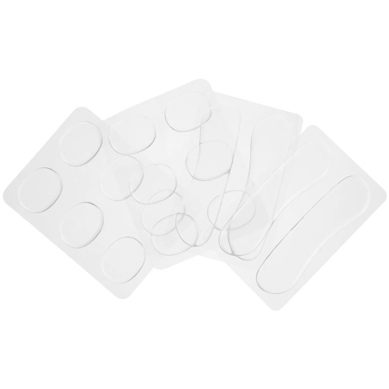 4 Fogli di Pad Silenziosi in Silicone per Batteria, Trasparenti, per Riduzione del Rumore e Controllo del Tono di Rullante e Piatto, per Pratica
