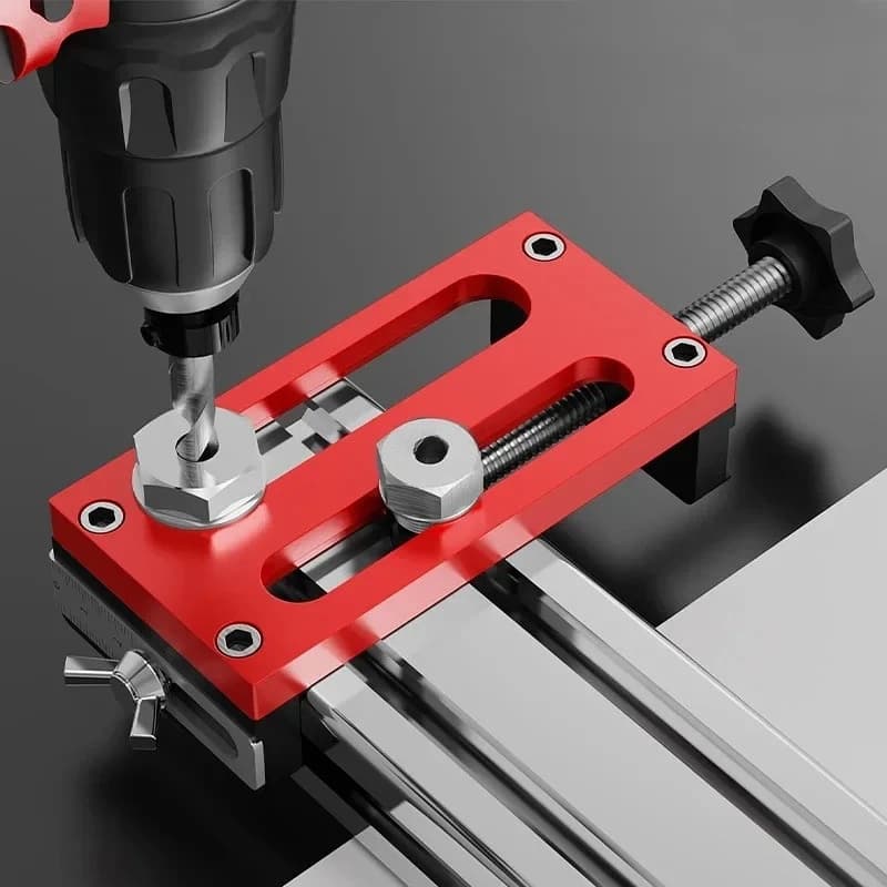 Drilling Mask for Aluminum Profiles without Handle for Drill Drive Punching Track for Drill Auxiliary Instrument Drill For Aluminum Profile Drill