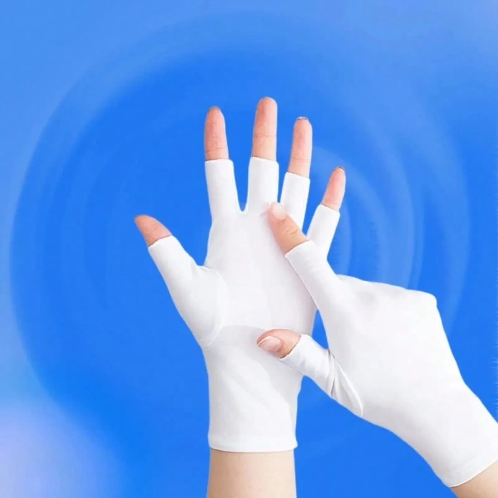 Guanti Protettivi per Nail Art, Protezione UV per Lampade LED e Gel, Guanti di Protezione UV per Manicure