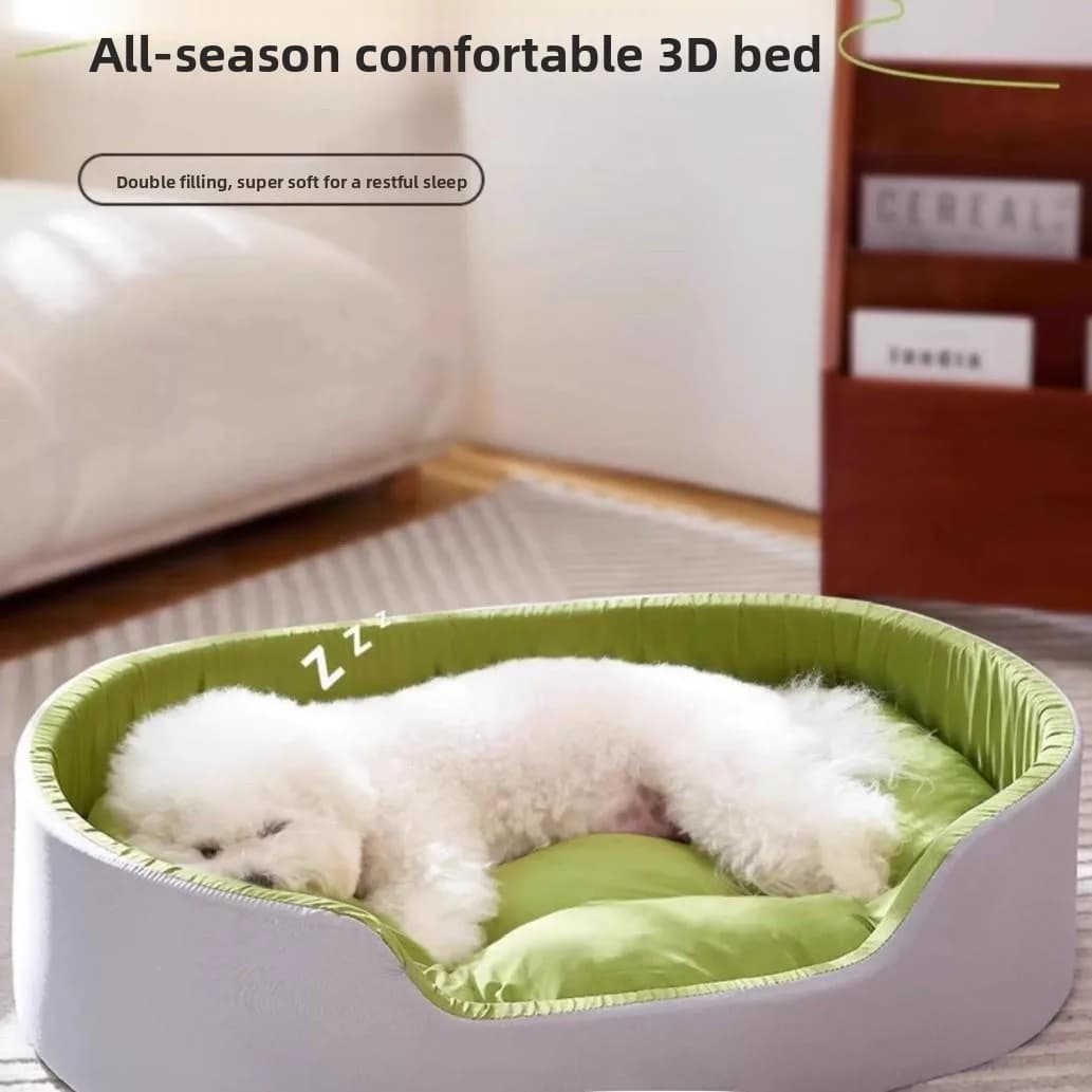 Cuccia Universale per Cani di Piccola e Media Taglia, Materassino per Cani Teddy Bichon, Comoda Cuccia per Animali Domestici per l'Uso Invernale