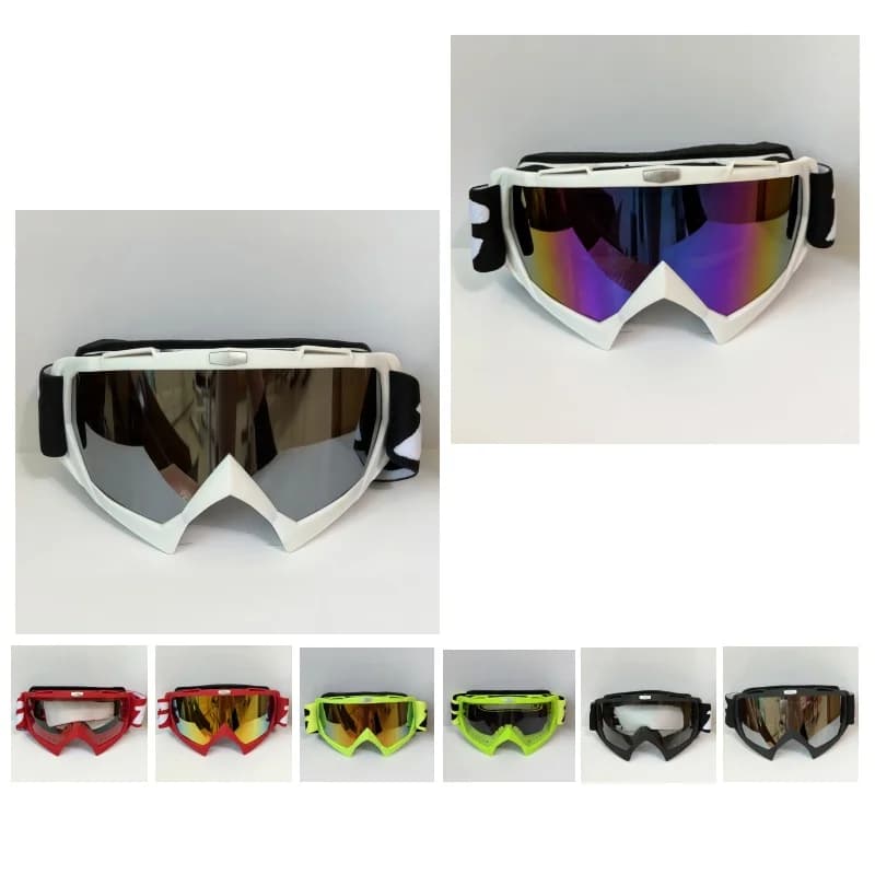 Clear Vision Outdoor Sports Goggles Wind Sand Barrier Protective Eyewear for Ski Moto Cycling Desert Hiking