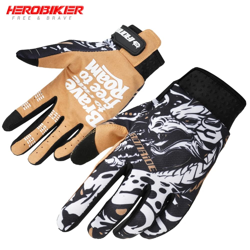 Motorcycle Gloves Moto Full Finger Glove Summer Motobike Gloves Touch Screen Moto Racing Protective Guantes Bicycle Gloves New