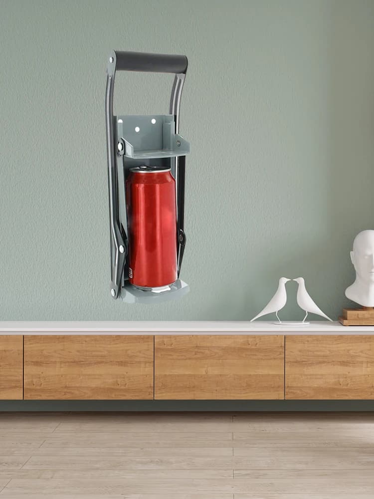 1pc Can Crushers Wall Mounted Aluminum Can Smasher - Ideal for Garbage Can and Recycling Bin Kitchen Accessories