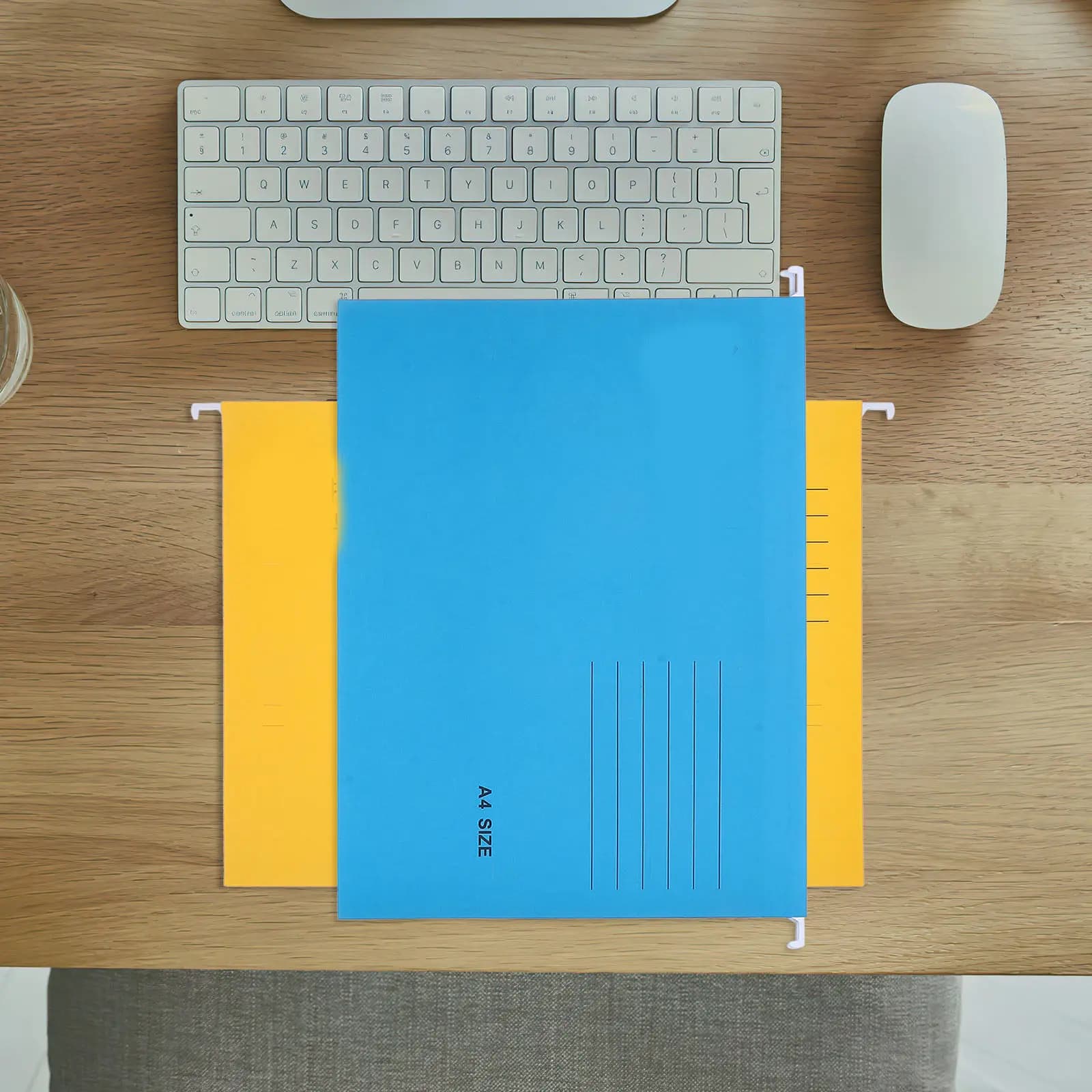 Set di 8 Scatole Portadocumenti Sospese, Organizzatore Portatile per Documenti Formato A4, Ideale per Archivio e Contenitore per Ricevute e Fatture