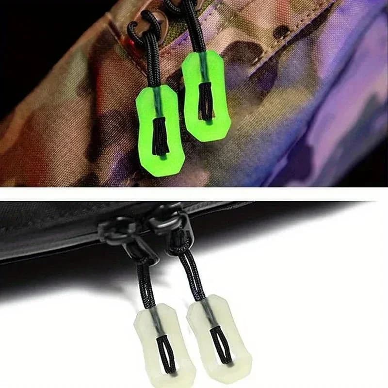 6 Pezzi Tirazip Luminosi che si Illuminano al Buio, Capi di Ricambio Antismarrimento per Cerniere di Zaini, Vestiti e Giacche, Kit Fai-da-te per Riparazioni, Strumento di Cucito
