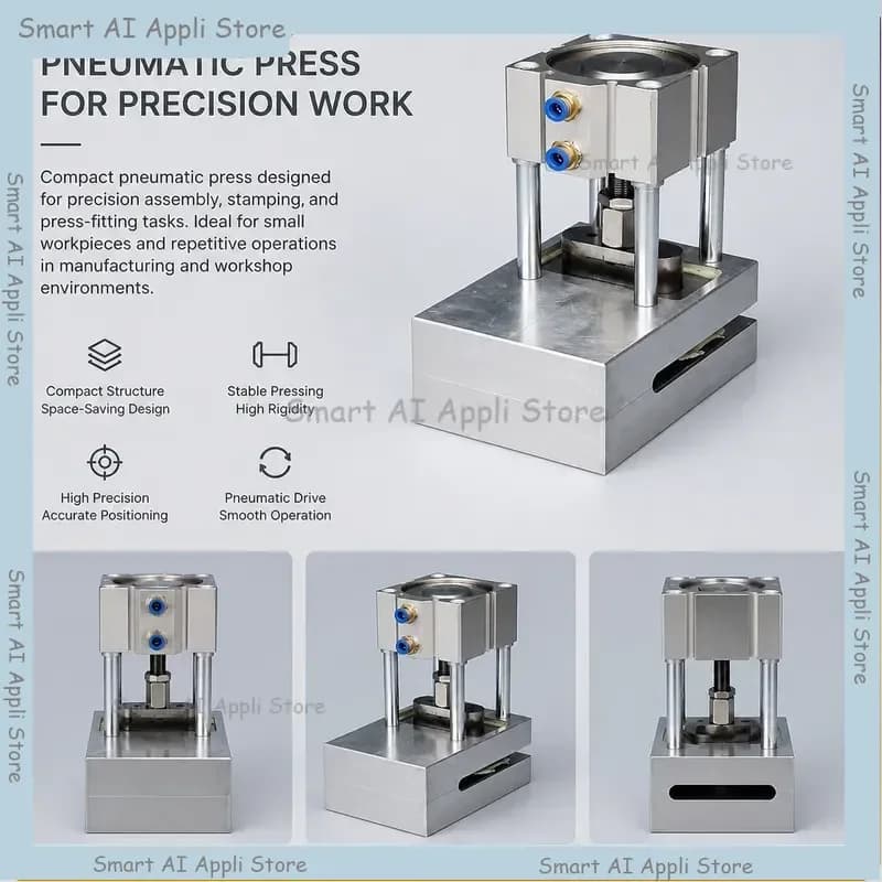 Bag Handle Punching Machine Pneumatic Punching Machine for Plastic Bag and Non-Woven Fabric Handle Holes Flat Bag Punching Machi