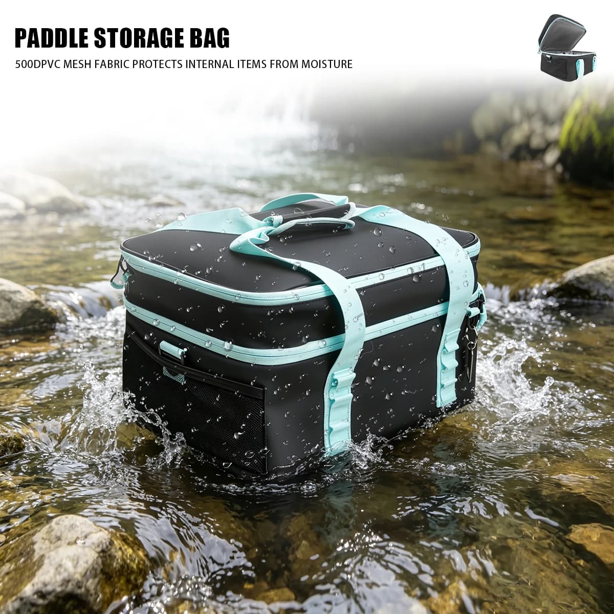 Paddleboard Storage Bag Waterproof Paddle Board Bag Paddleboard Cooler Deck Bag for Paddleboard Camping Kayak