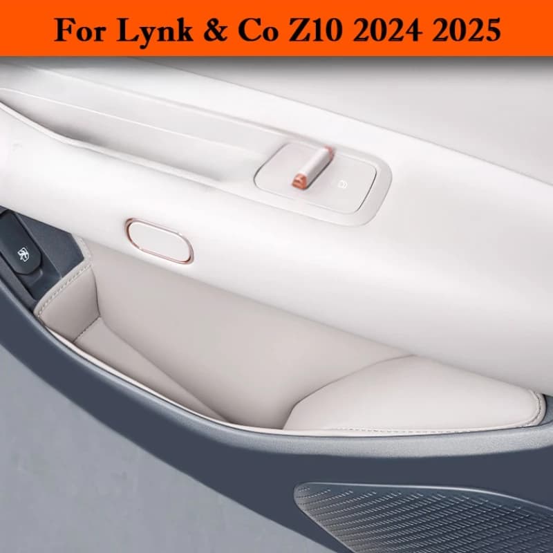 Per Lynk & Co Z10 2024 2025 Porta Auto Slot Pad Protettivo In Pelle Impermeabile Porta Scanalatura Zerbino Barile di Stoccaggio Accessori Interni
