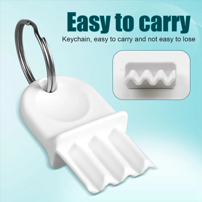 Chiave dispenser per asciugamani di carta da 20 pezzi, sostituzione chiave dispenser porta carta igienica in plastica e metallo con 20 portachiavi-A27R