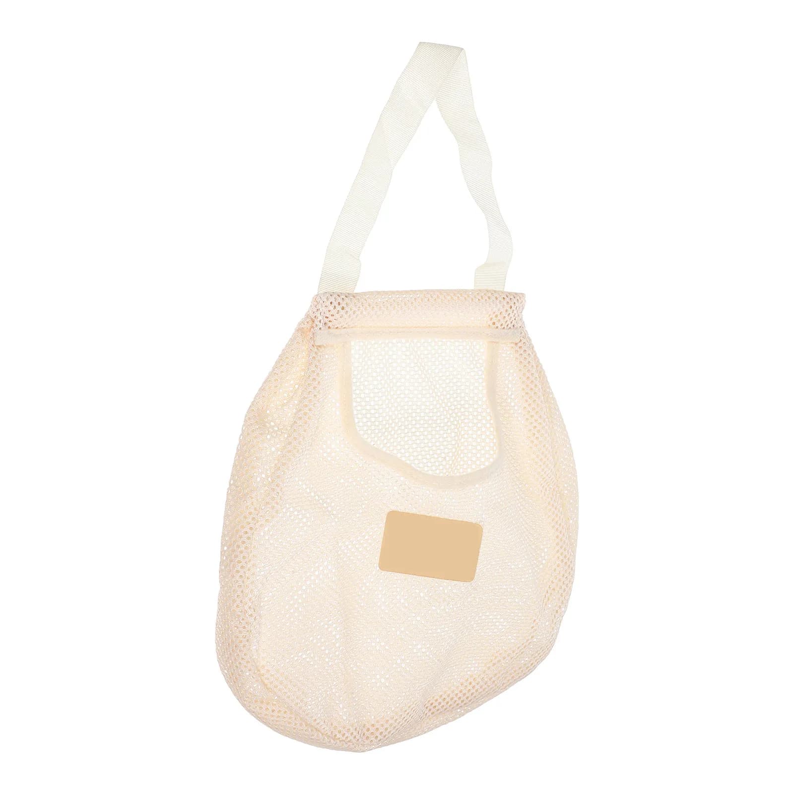 Hanging Mesh Bag Fine Stitching Lanyard Included Breathable Sorter Mesh Bag for Home Wardrobe Bathroom Outdoor Travel Laundry