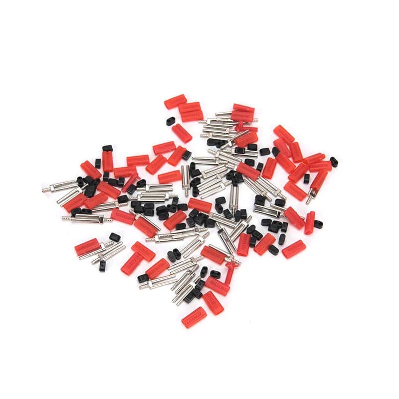 500 set Dental Laboratory gesso modello tappo in plastica rossa Twin Pin Double Nail tassello Pin Dental Lab Product