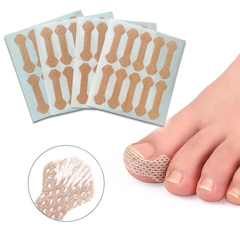 10pcs Ingrown Paronychia Toenail Corrector Strips Anti Nail Patch Feet Sleeping Nail Patch Nails into the Flesh Long Toe Pad