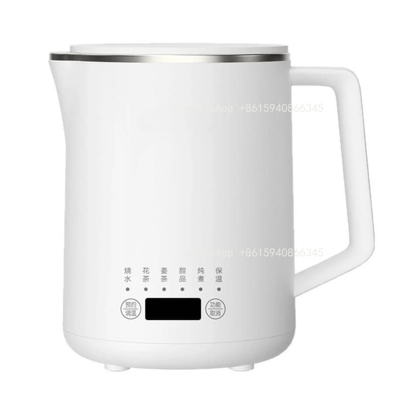 Bollitore elettrico portatile in titanio puro per ufficio, mini, per una persona, per bollire l'acqua