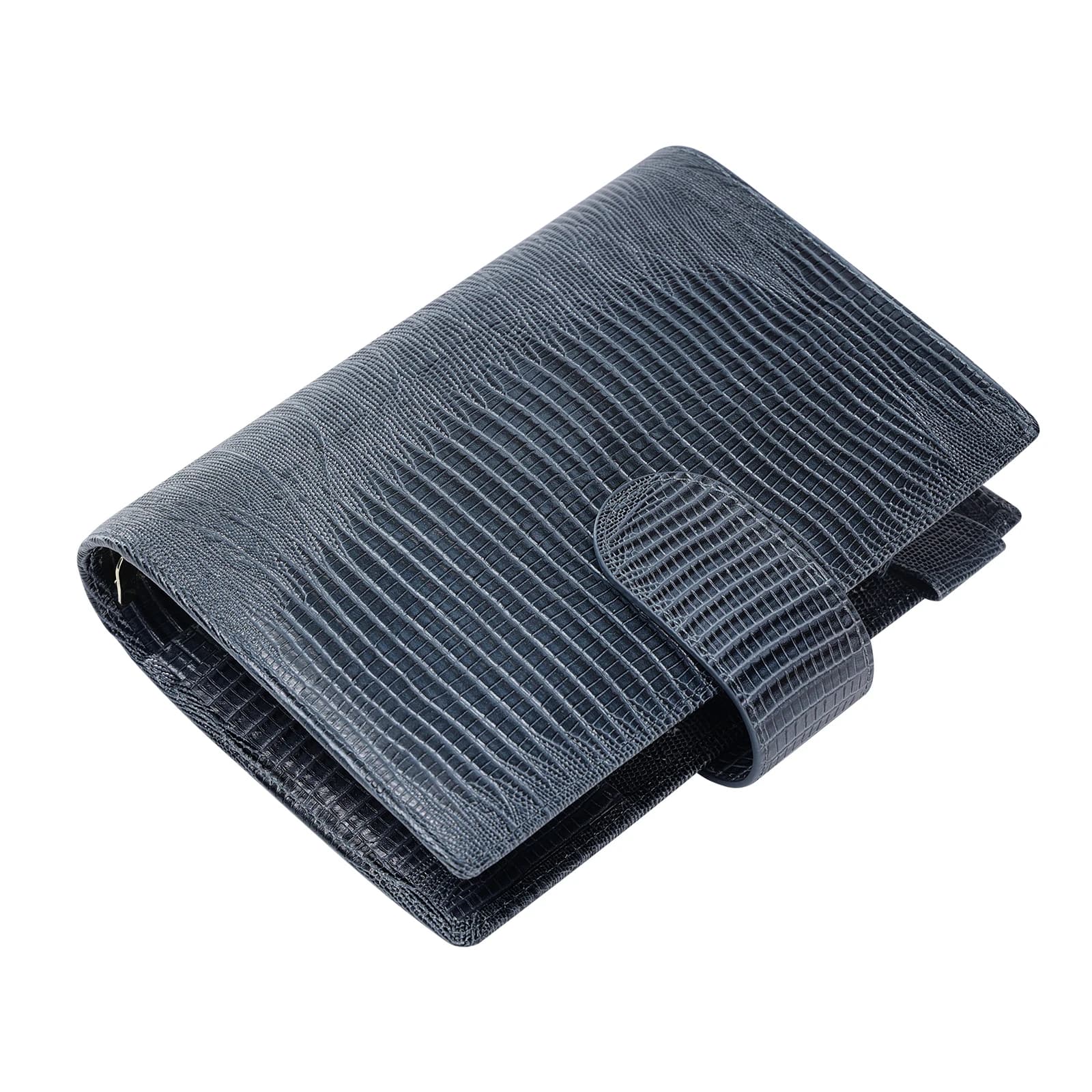 Smartfee Pianificatore di budget personale Raccoglitori per pialla A6 Modello lucertola Agenda per notebook in vera pelle