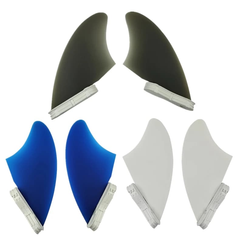 UPSURF FCS2 pinne per tavola da Surf pinne per chiglia per Sup Surf Keel Paddle pinne da Surf pinne doppie pinne laterali per Kayak pinne doppie compreso il pesce