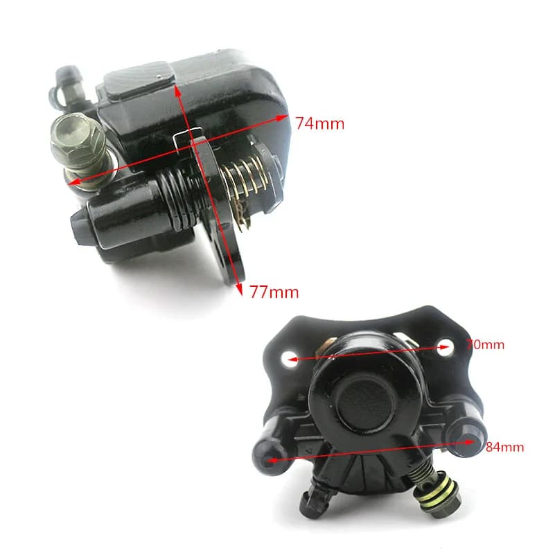 Pompa inferiore con pinza freno a disco idraulico anteriore/posteriore adatta per Cina 50cc-150cc ATV UTV Buggy Go Kart Quad Bike Accessori