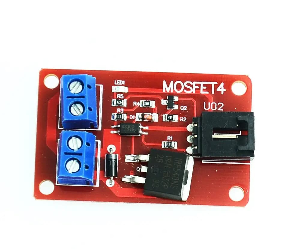 Pulsante MOSFET 1 canale 1 percorso IRF540 + modulo switch MOSFET per Arduino