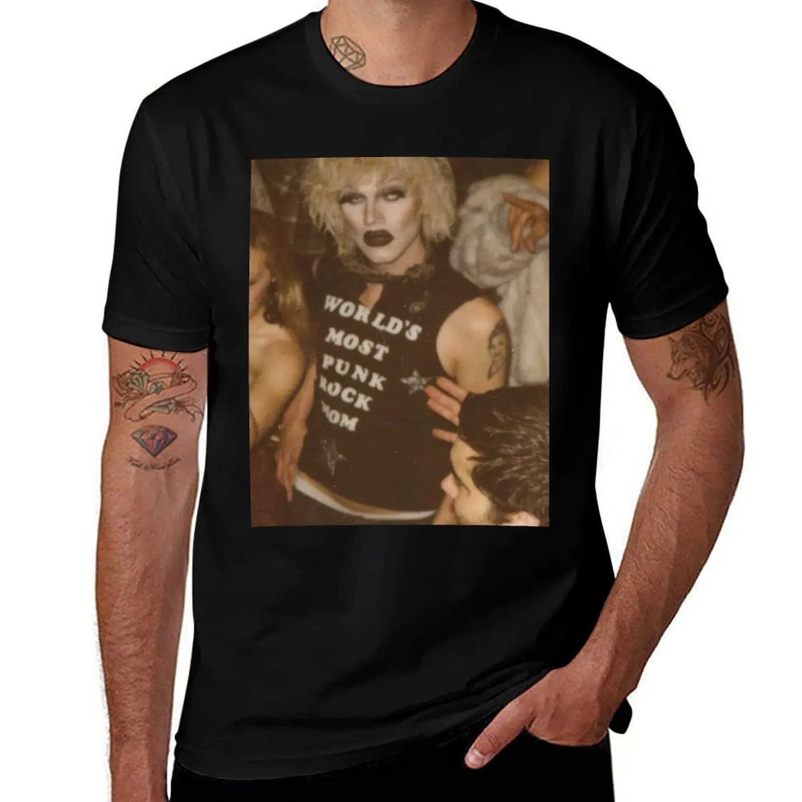 SHARON NEEDLES - T-shirt RUPAUL'S DRAG RACE SEASON 4 T-shirt casual con stampa moderna