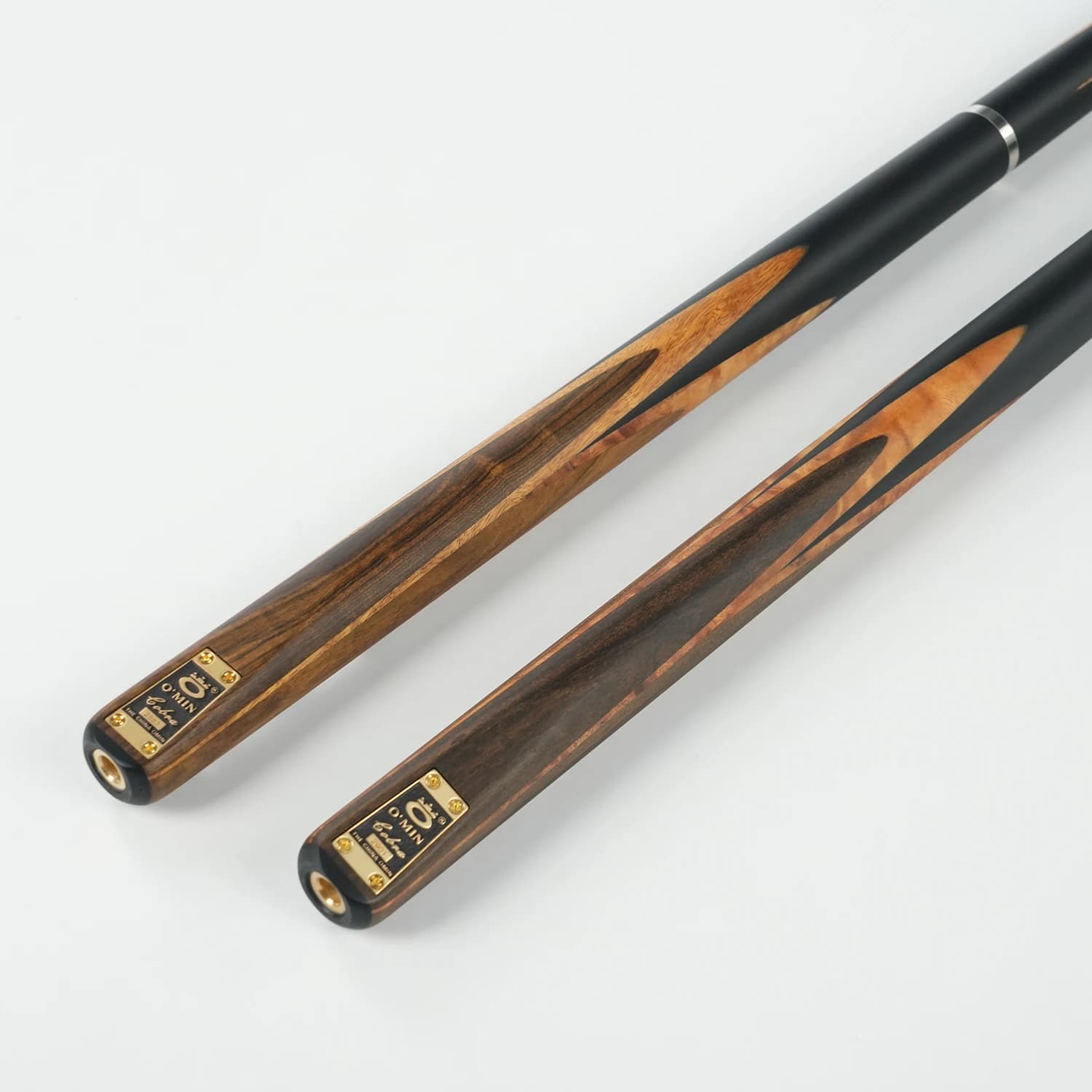 Stecca da Biliardo Artigianale Cobra in Legno di Frassino e Ebano, 1 Pezzo, per Snooker e Pool