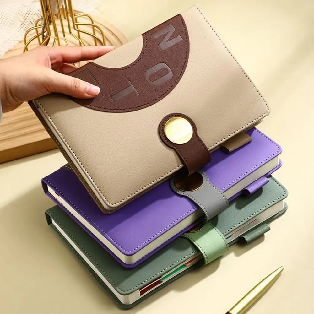 Inglese 2026 Agenda Planner Blocco note Resistente all'usura 12 mesi A5 Agenda Notebook di pianificazione Segnalibro Pianificatore di lavoro portatile per ufficio