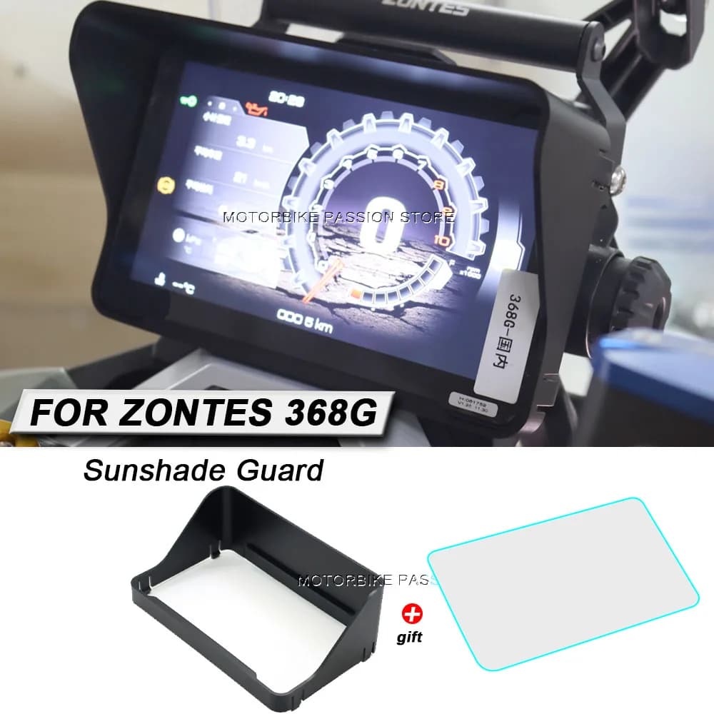 Accessori moto Visiera parasole Copertura Strumento Schermo Parasole Protezione per ZONTES 368G G368 368 G 368g 368 2024 2025