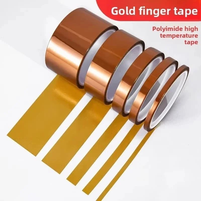 1PC Nastro autoadesivo 33M Nastro resistente alle alte temperature Industria elettronica Saldatura Poliimmide Capton Nastro isolante