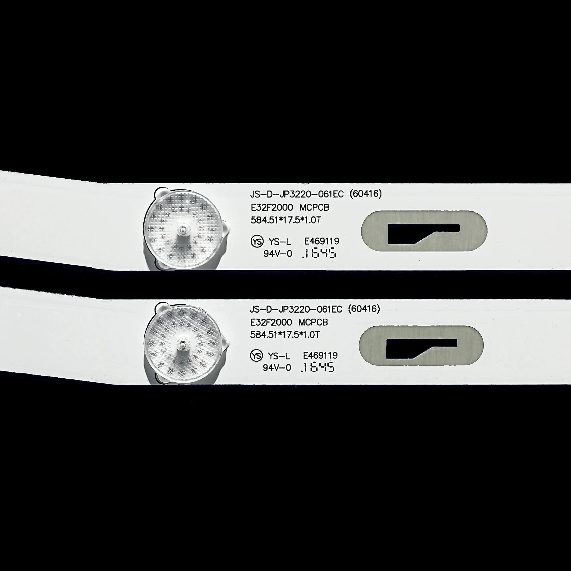 LED Backlight Strip for NPB08D575153BL051-001H R72-32D04-02012L13 V3 RH43-U32L18XX-XX01DL XS-D-JP3220-061EC