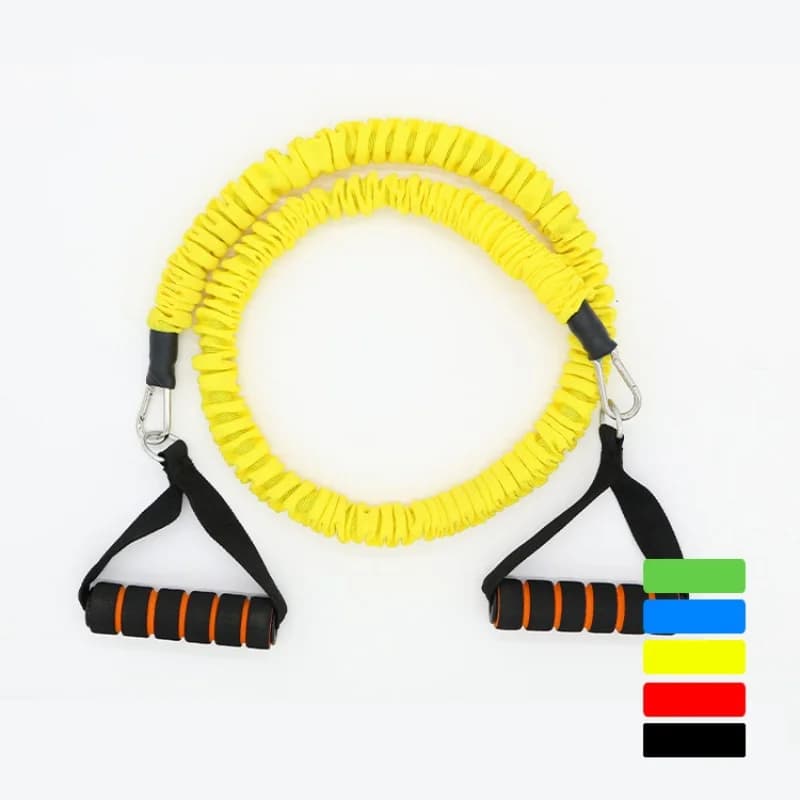 Latex Endurance Set Latex Strength Training for Men Women Home Gym Anti-slip Handles Durable Fitness Kit