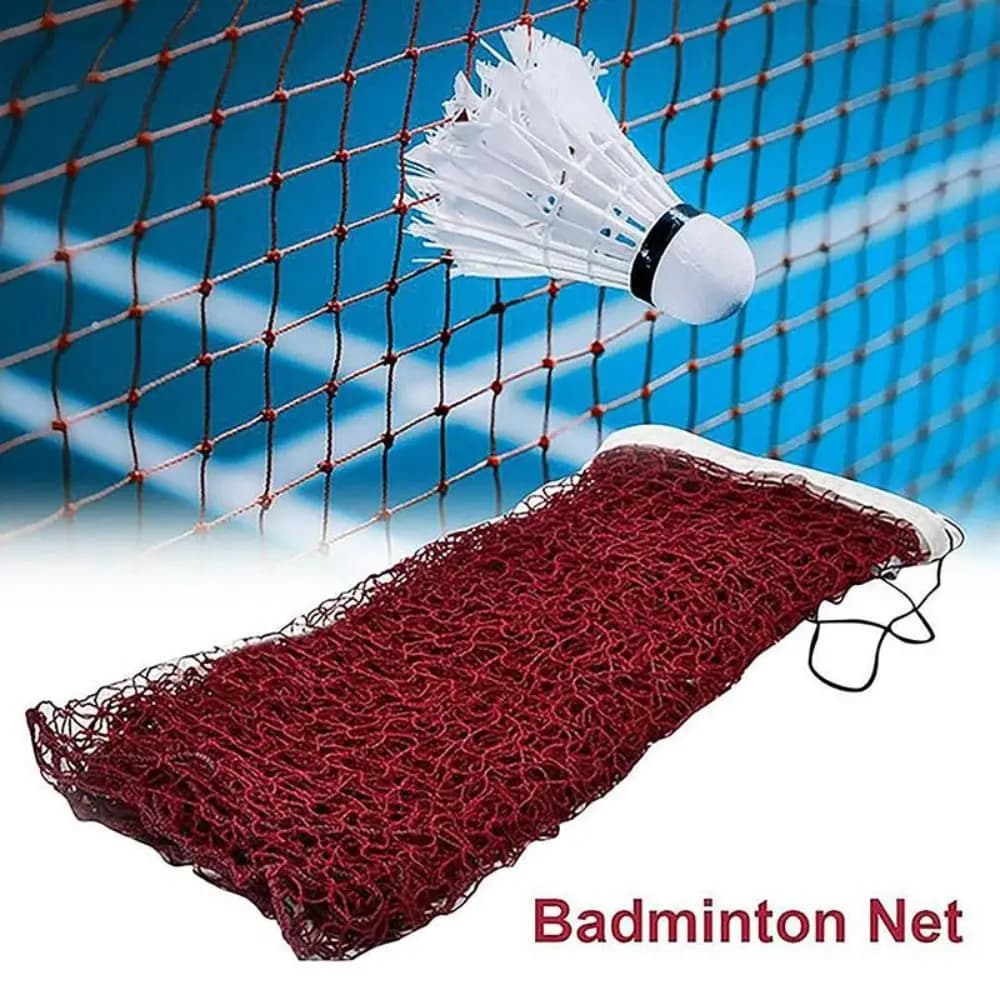Standard Badminton Net Replacement Easy Setup Tennis Net Foldable Volleyball Net for Sports Practice Entertainment Competition