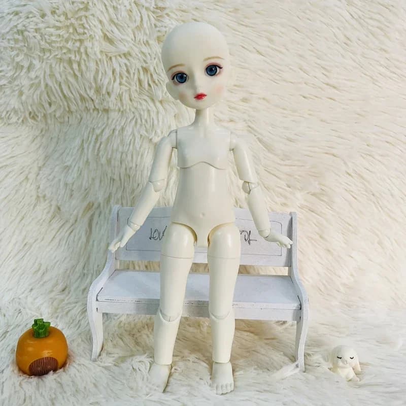 1/6 Bjd Girls 23 articolazioni rimovibili figura 30cm esercizio di trucco regalo giocattolo per bambini bambola nuda corpo muscolare bianco