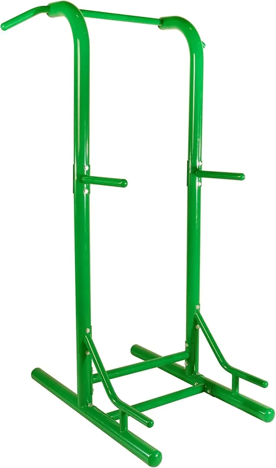Pull Up Bar Tower & Dip Station, Free Standing Outdoor Home Gym Equipment - Adjustable and Portable Workout Stand for Calistheni